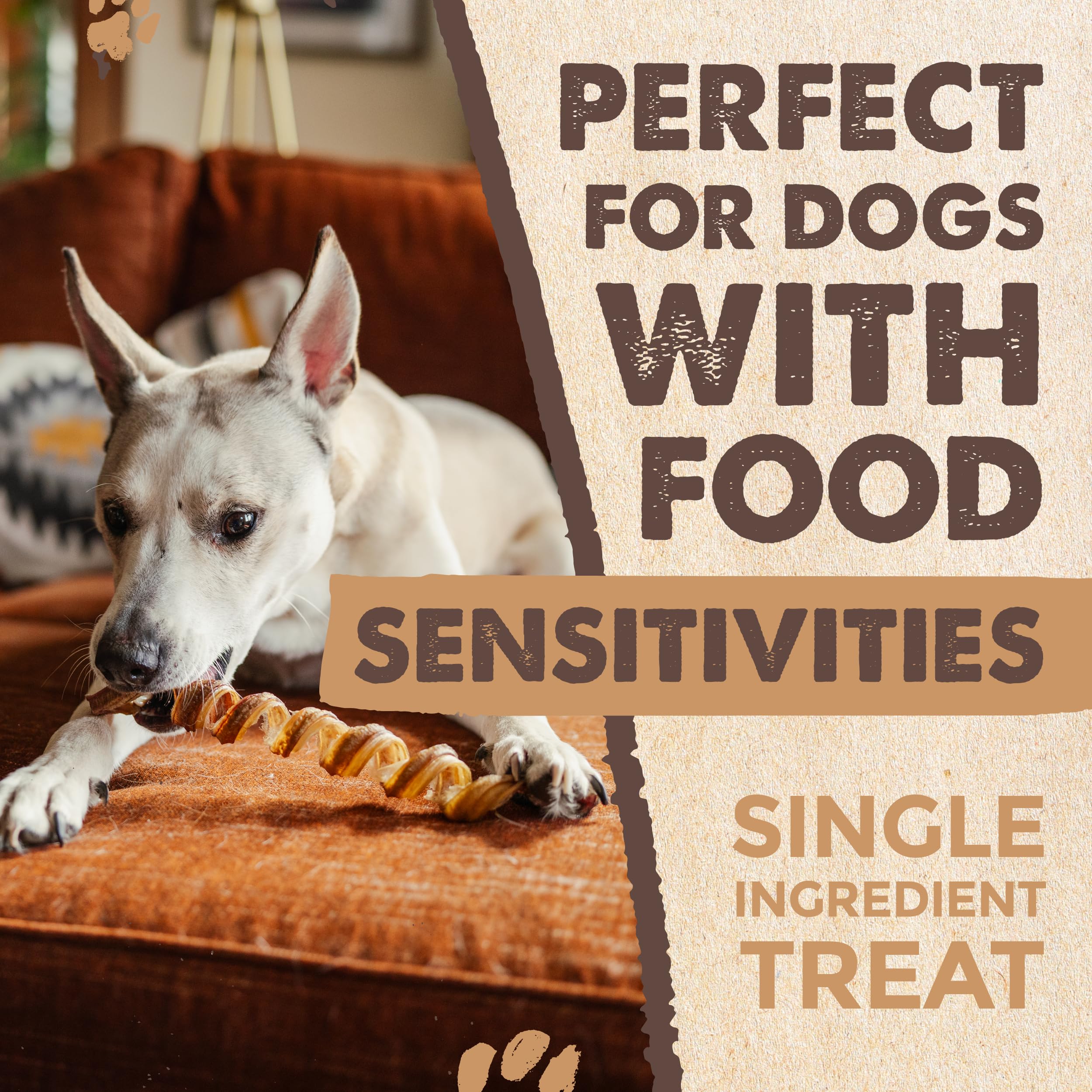 Evenly shaped Mighty Paw Naturals sticks - consistent quality and texture