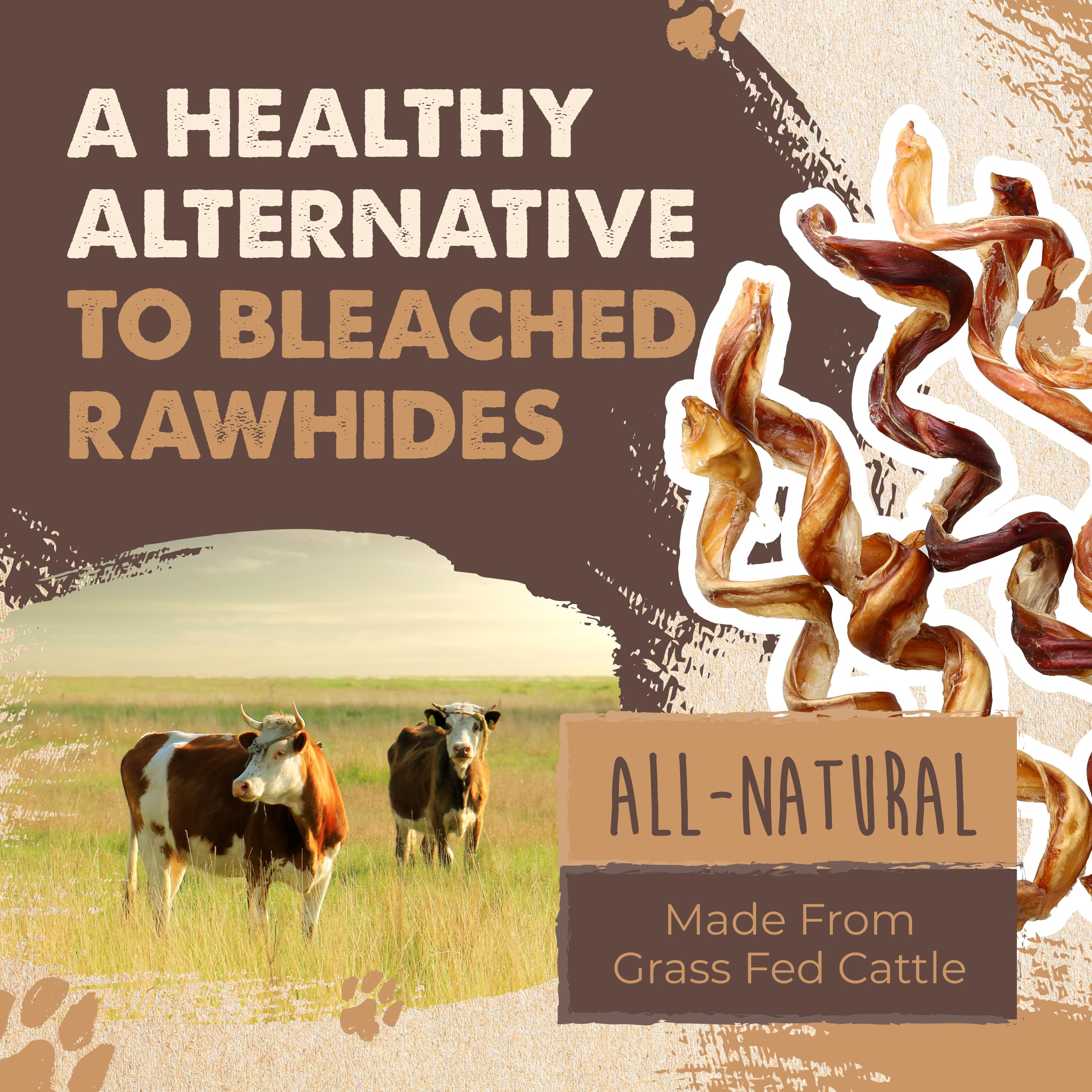 Mighty Paw Naturals Curly Bully Sticks - tasty stress relief treat during training