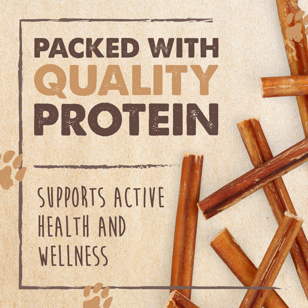 Mighty Paw Naturals single-ingredient beef pizzle label for dogs with allergies