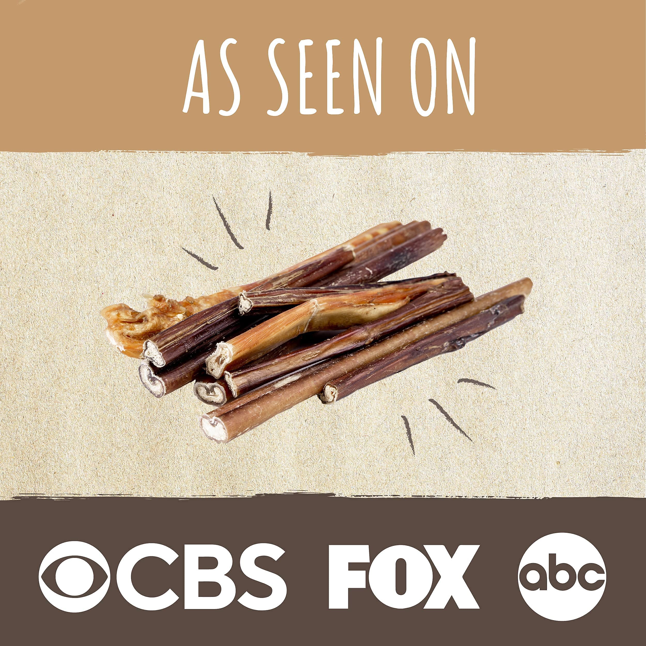 Mighty Paw Naturals Small-Dog Bully Sticks suited for small breeds.