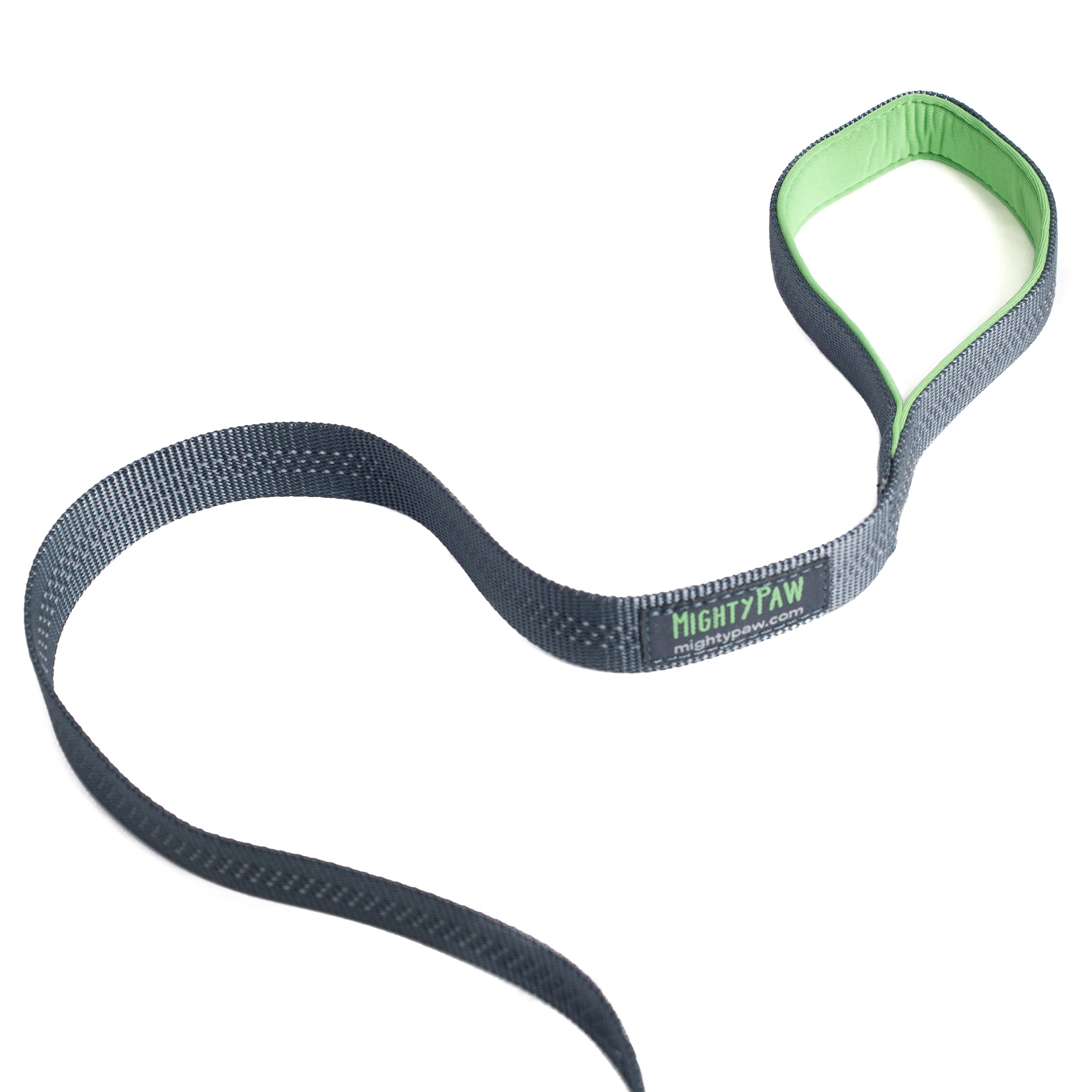 Mighty Paw reflective stitching boosts visibility for early morning or evening walks.
