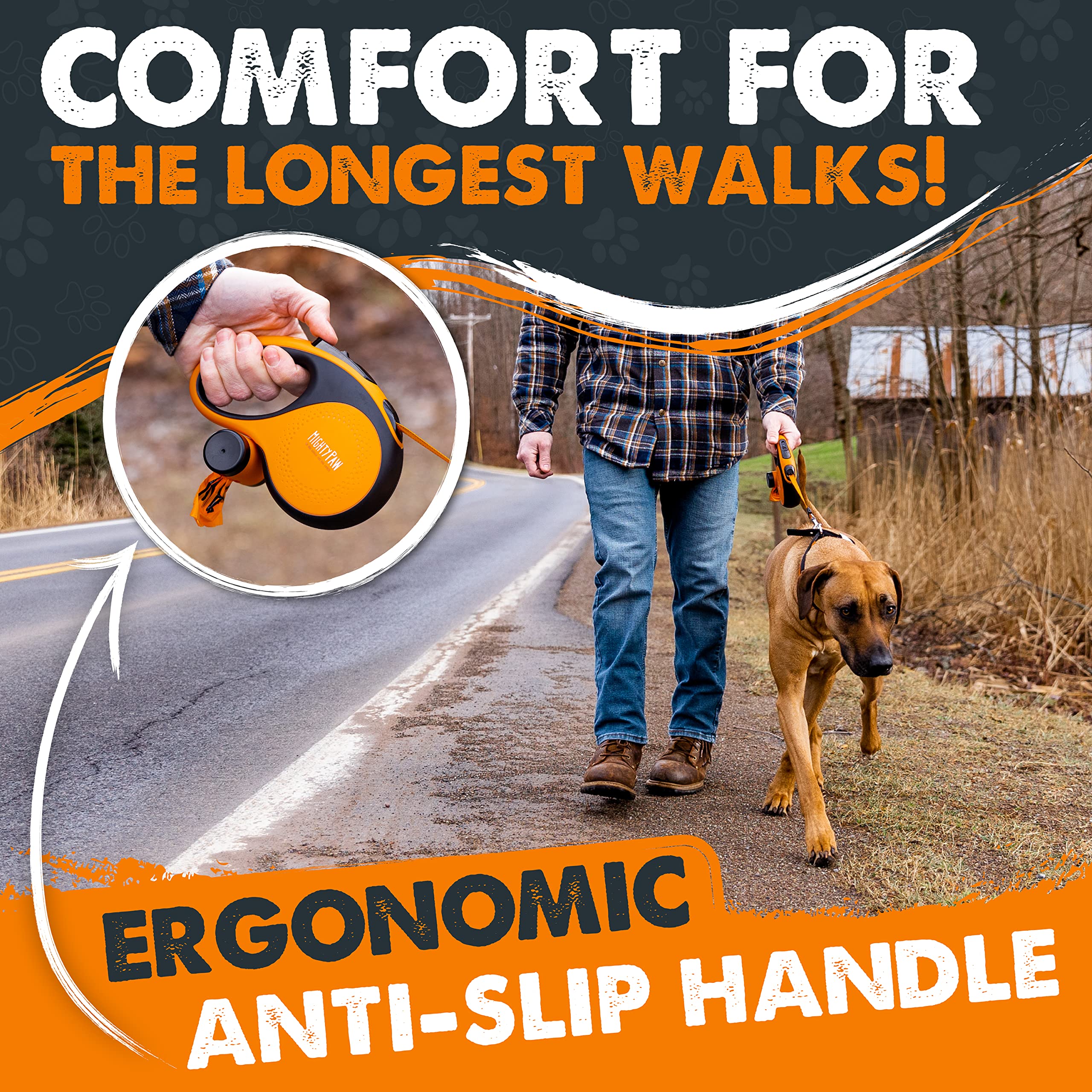 Mighty Paw on-the-go leash ideal for everyday dog walks