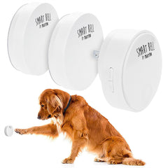 Mighty Paw Smart Bell 2.0 two-button pack on door aids potty training, easy to use.