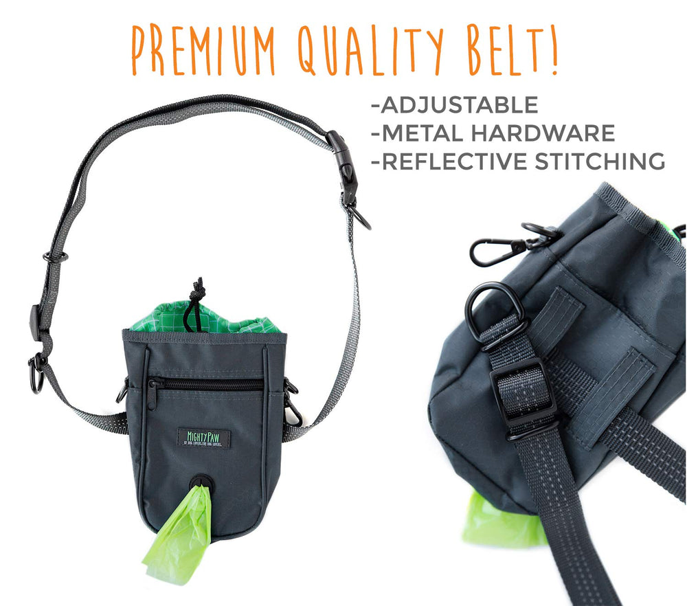Mighty Paw training pouch compact size is ideal for quick training sessions