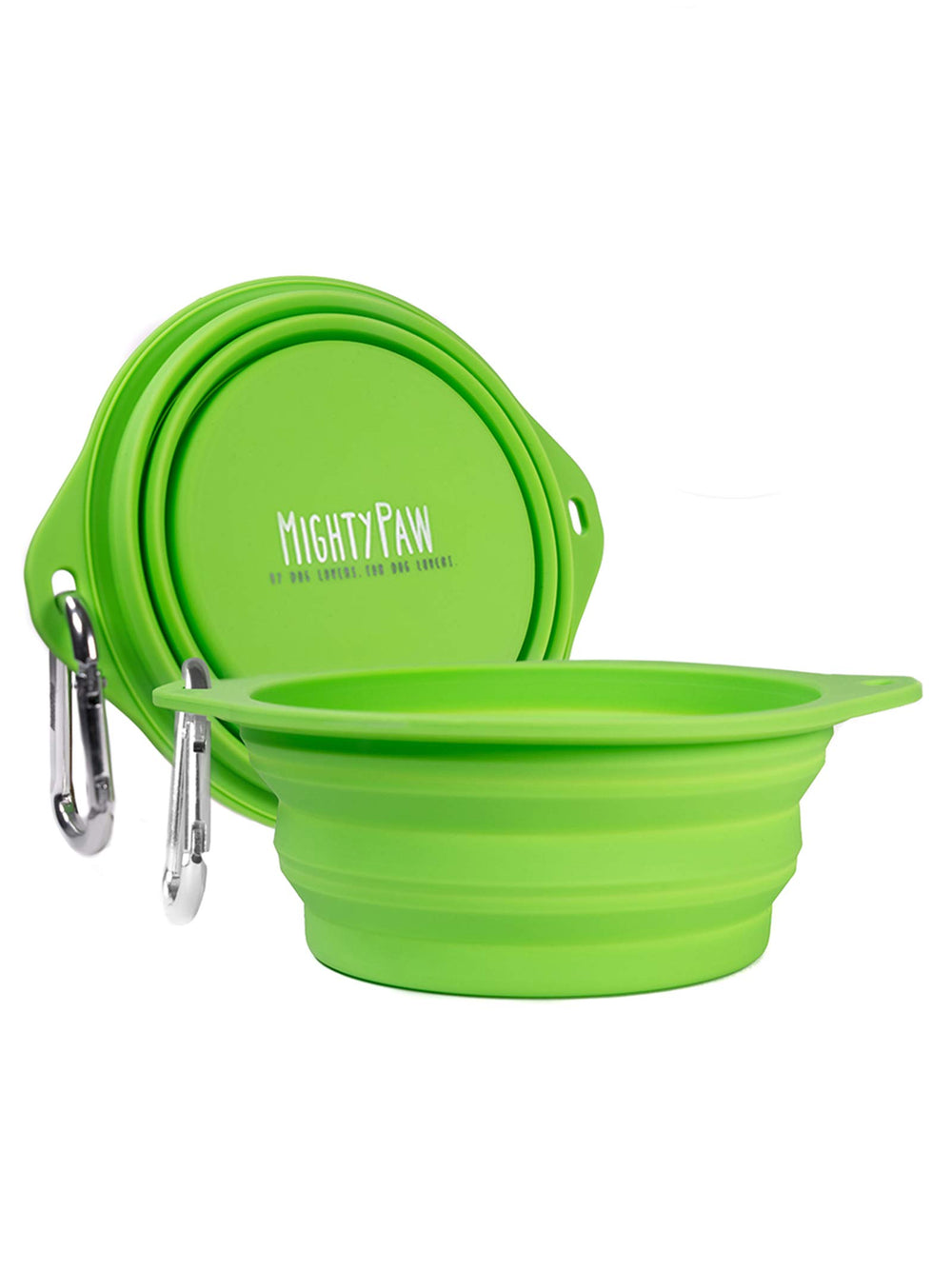 Mighty Paw Travel Dog Bowl Set extended bowls for on-trail hydration.
