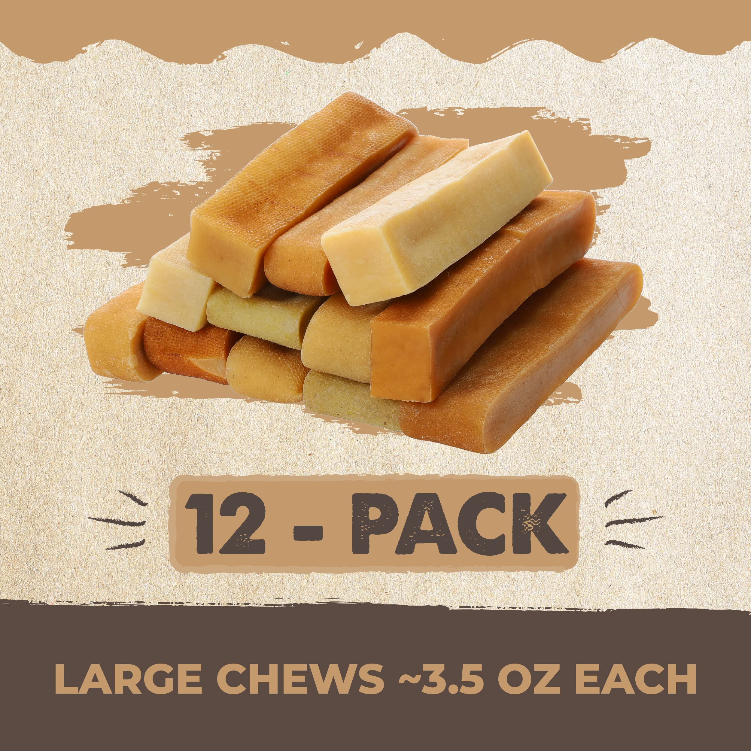 Mighty Paw Yak Cheese Chews puppy-teething scene demonstrates safe chew for puppies