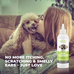 Mighty Petz cucumber-melon scented ear cleaner for refreshed ears