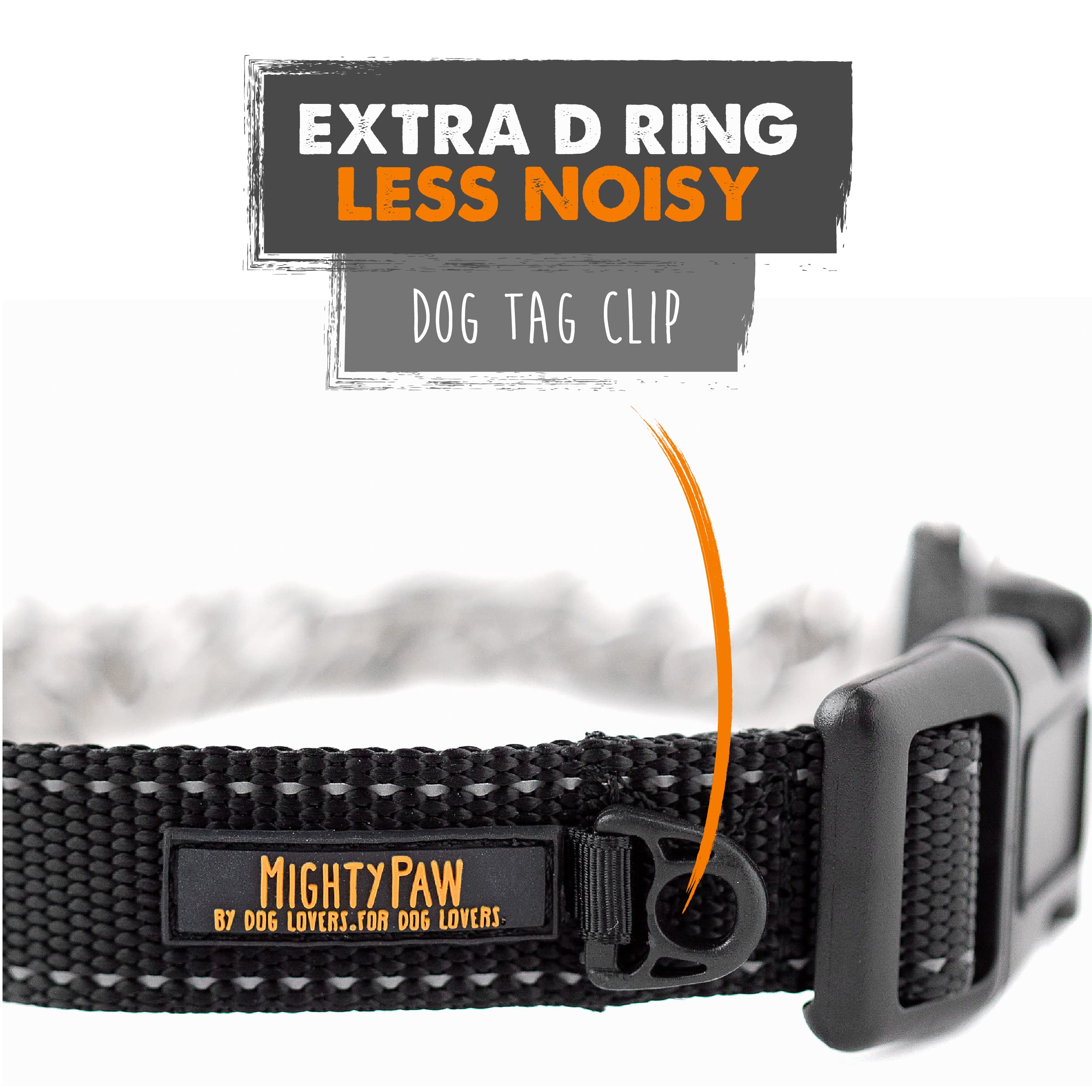Mighty Paw durable build closeup highlights heavy-duty construction for active dogs.