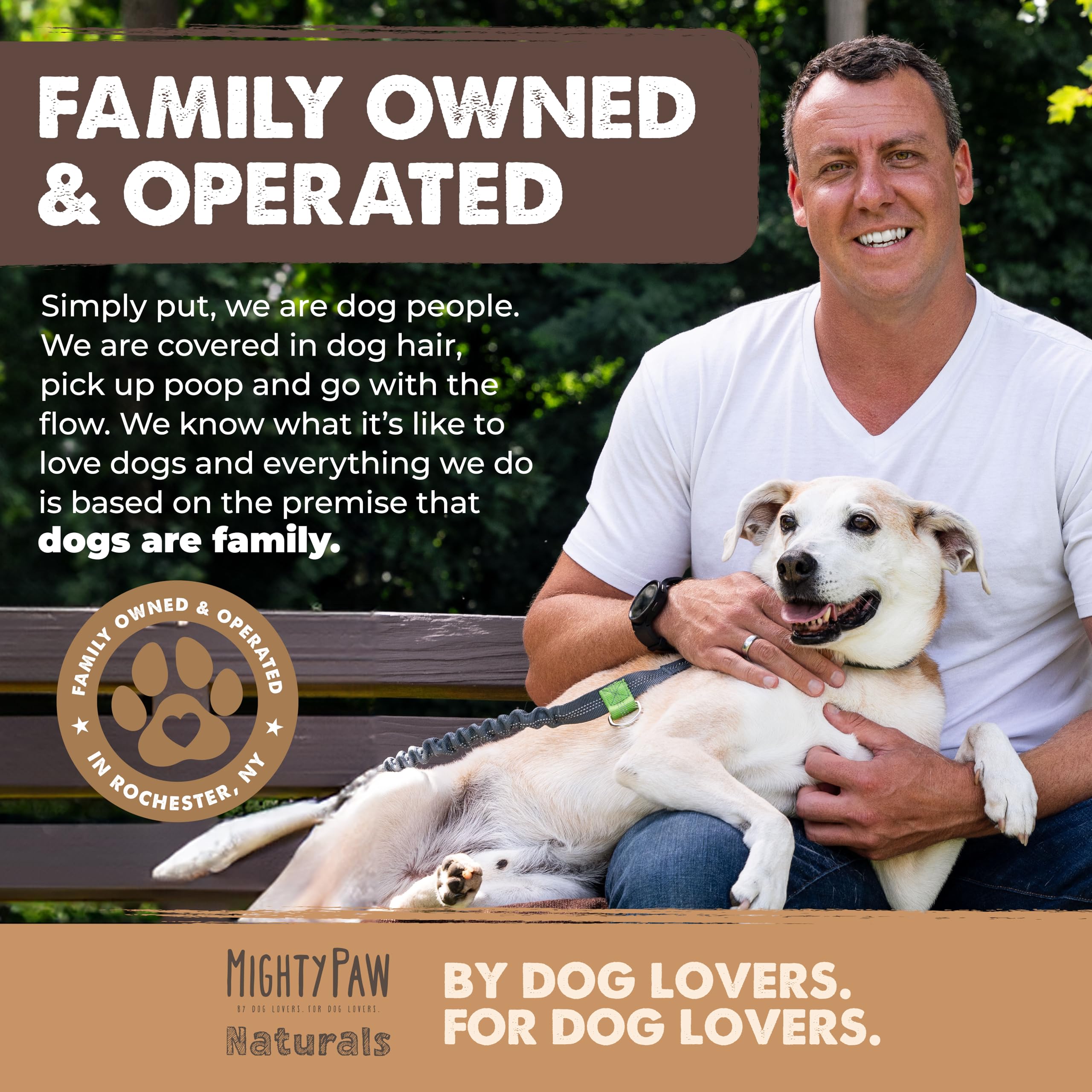 Mighty Paw Naturals chew may support dental comfort during chewing