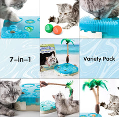 Migipaws 7-in-1 catnip area for scent enrichment and scratching relief