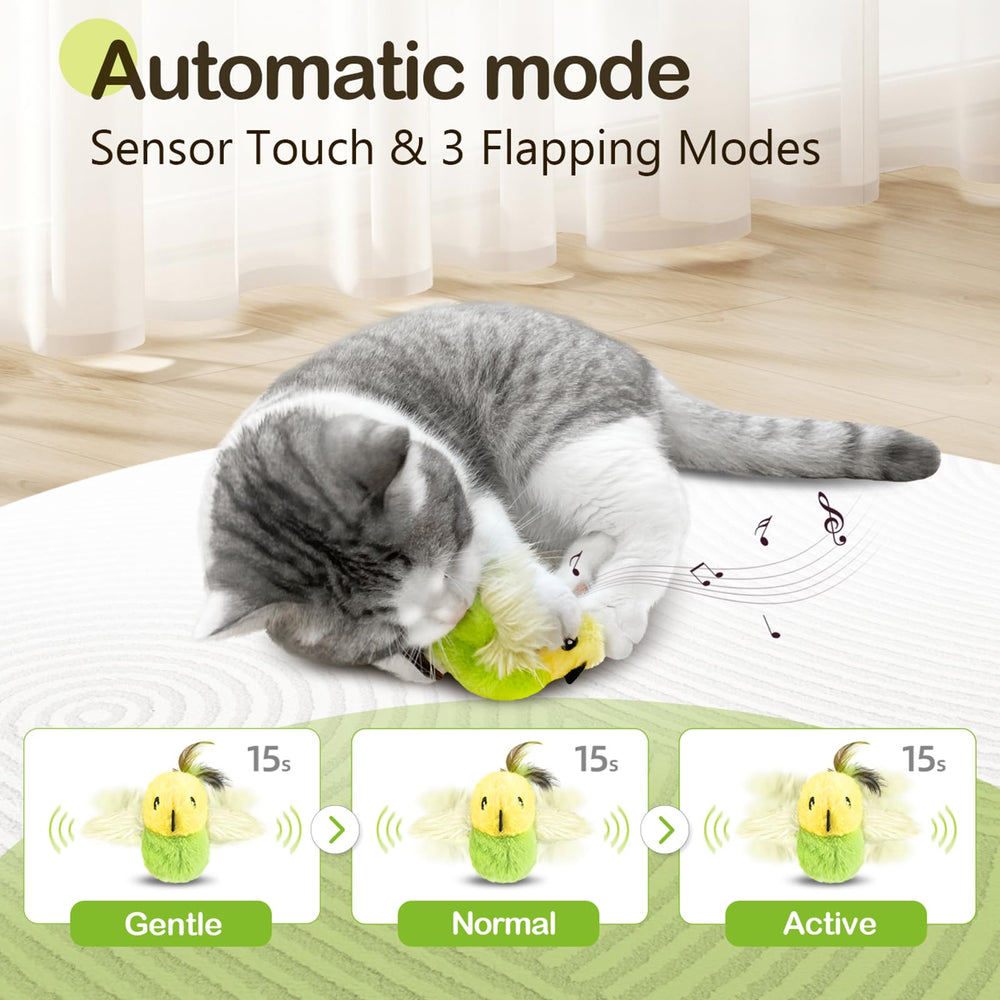 Migipaws usb-rechargeable-battery image demonstrates rechargeable power for long self-play sessions.