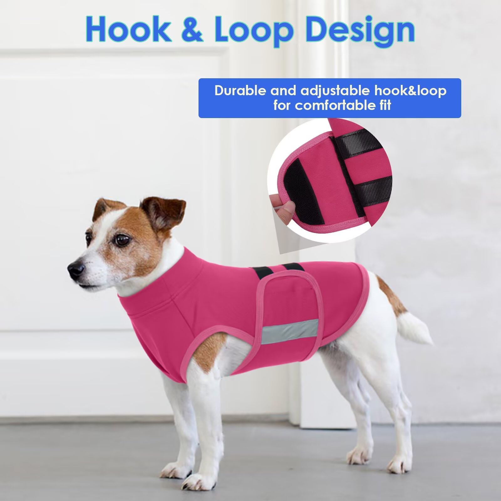 MIGOHI dog anxiety coat breathable fabric for all-day comfort.