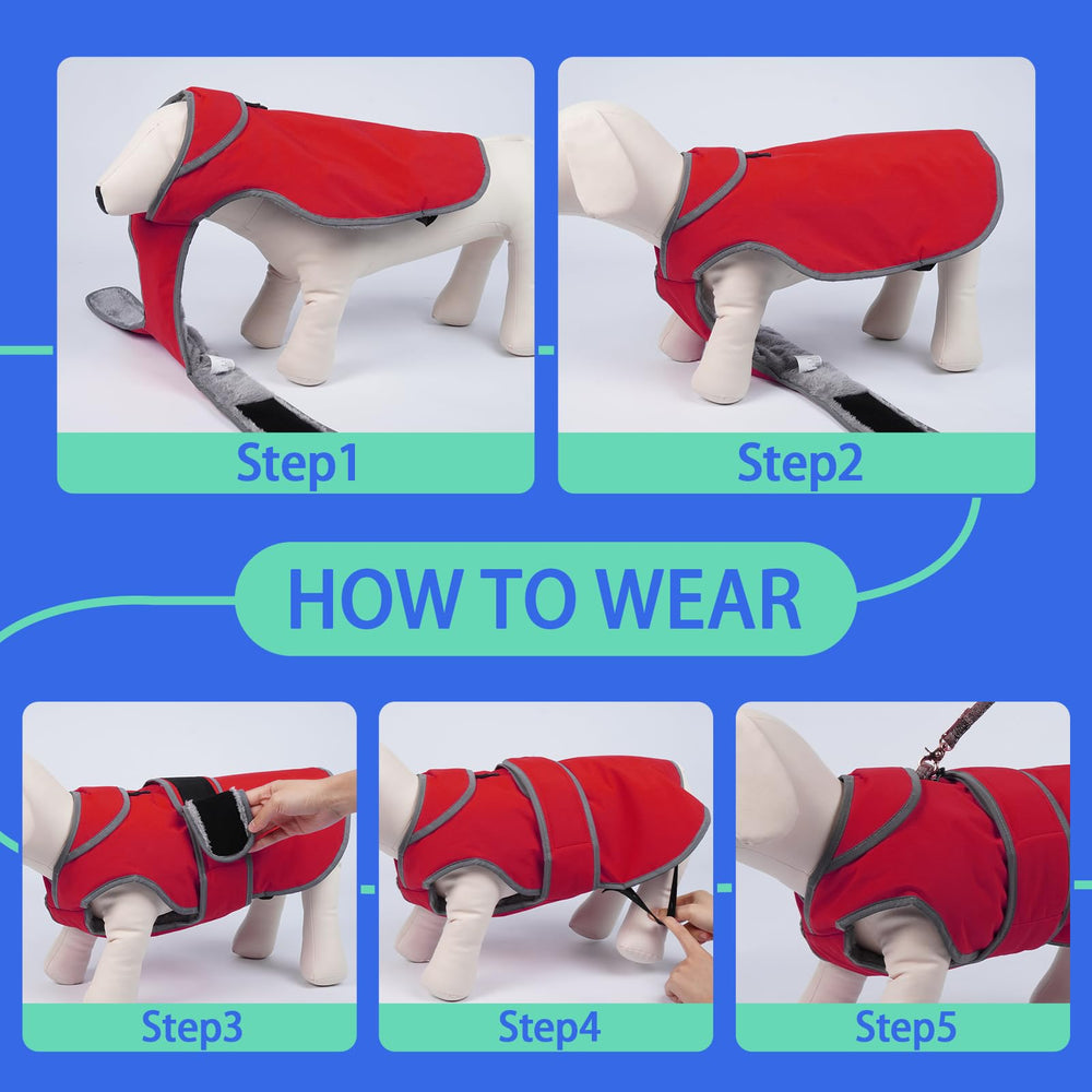 MIGOHI elastic leg straps keep the jacket in place during runs