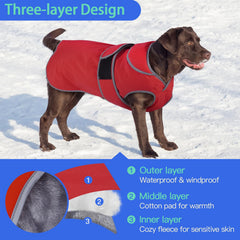 MIGOHI fleece inner layer adds soft warmth during cold walks