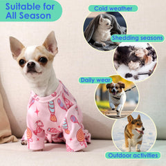 MIGOHI dog pajamas belly protection opening demonstrates convenient potty design