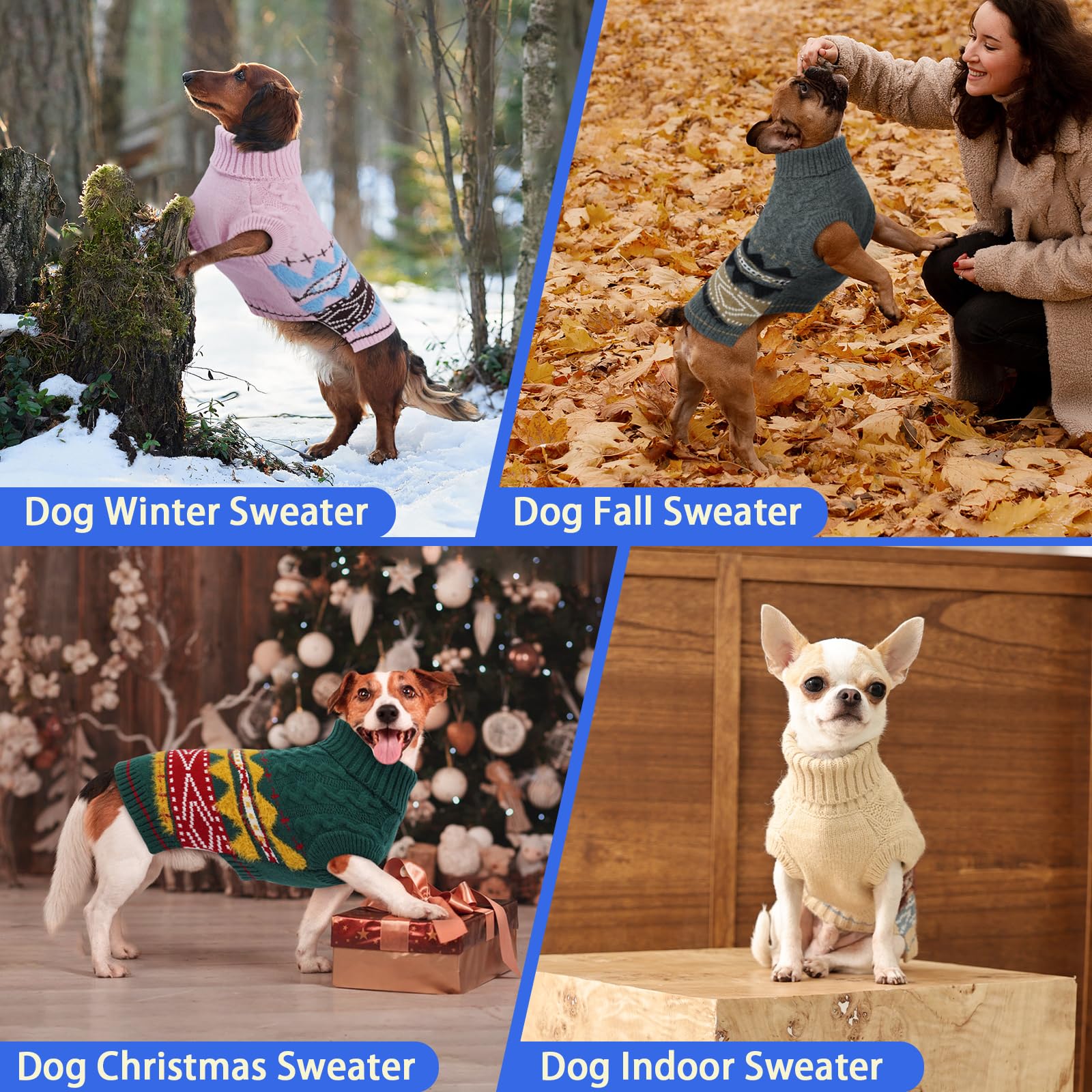 MIGOHI thick-knit design provides cozy warmth during chilly walks and naps alike.