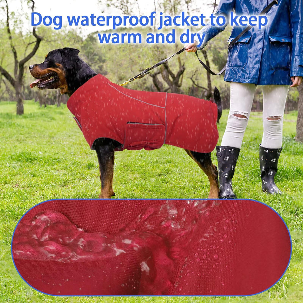 Migohi dog-winter-jacket-fleece-lining warm and cozy insulation on cold days