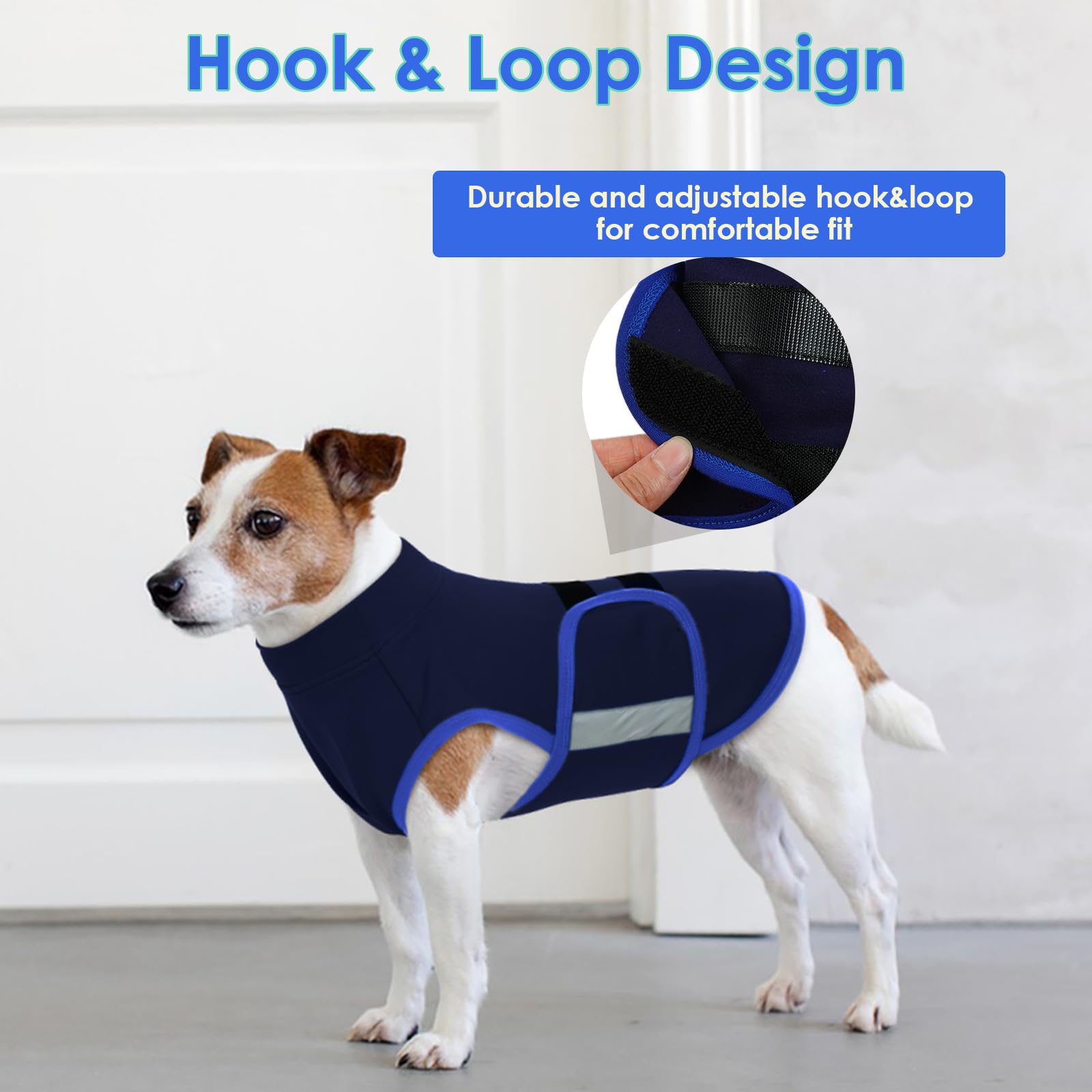 MIGOHI easy on and off vest with hook and loop fasteners