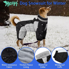 MIGOHI full body coat side view highlights windproof fit for daily walks.