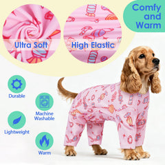 MIGOHI pink dog jumpsuit close-up fabric emphasizes soft breathable material for sensitive skin