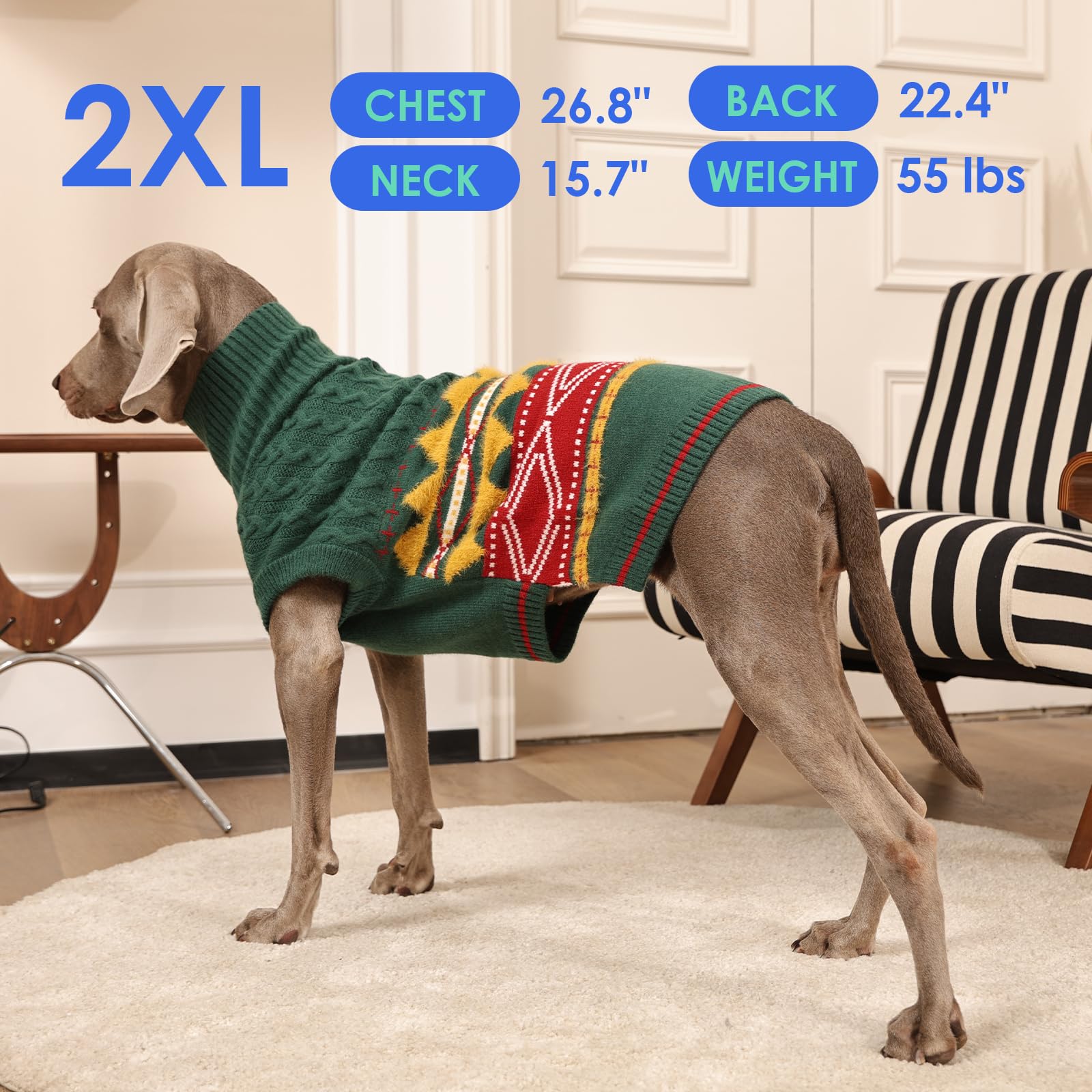 MIGOHI Warm Dachshund Sweater on puppy during winter walk for cozy outdoor warmth