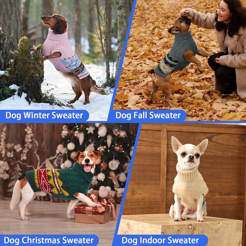 MIGOHI Warm Dachshund Sweater stretchy knit moves with your dog’s activity