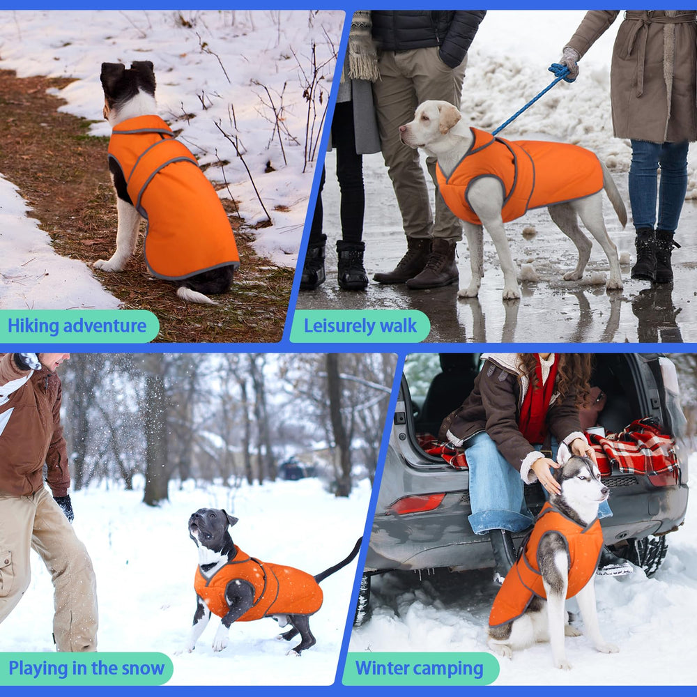 MIGOHI elastic leg straps help keep the coat in place