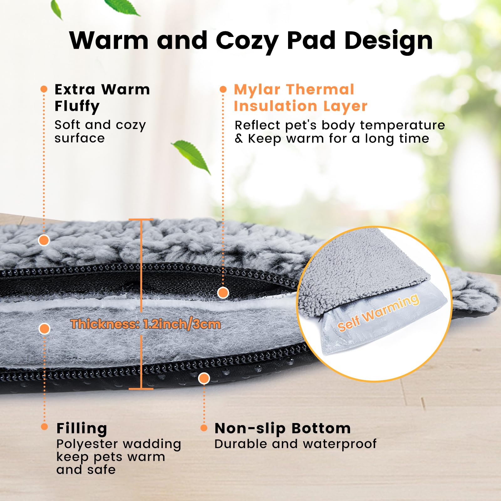 Miguel cat bed crate mat use demonstrates versatile at-home comfort.