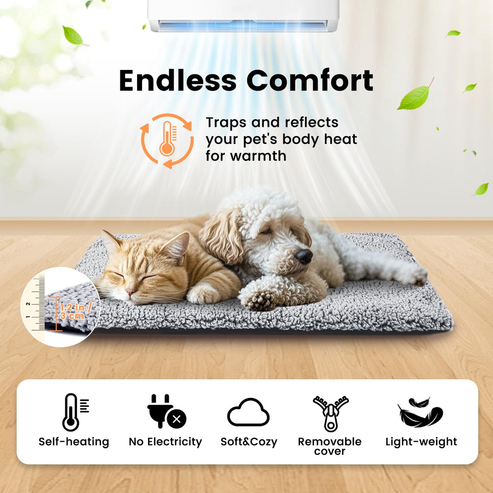 Miguel cat bed sherpa cover showcases soft fabric for comfort.
