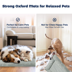 Miguel Oxford Ripstop Bed surface is easy to wipe clean for quick maintenance.