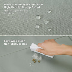 Miguel Oxford Ripstop Bed shows scratch-resistant weave for durable pet comfort.