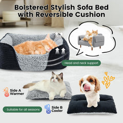 Miguel bed with anti-slip bottom to keep it in place on floors.