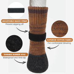 Mihachi upper breathable cotton provides comfortable wear and paw protection.