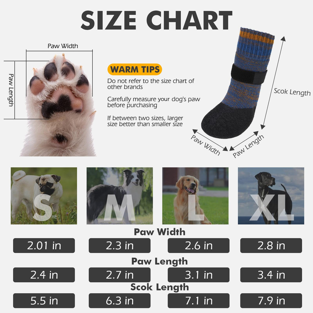 Mihachi blue small dog socks ready for all-season wear