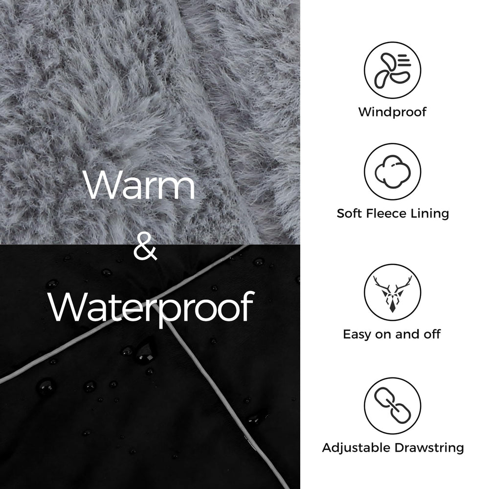 Mihachi harness-integrated coat demonstrates built-in harness and easy leash setup