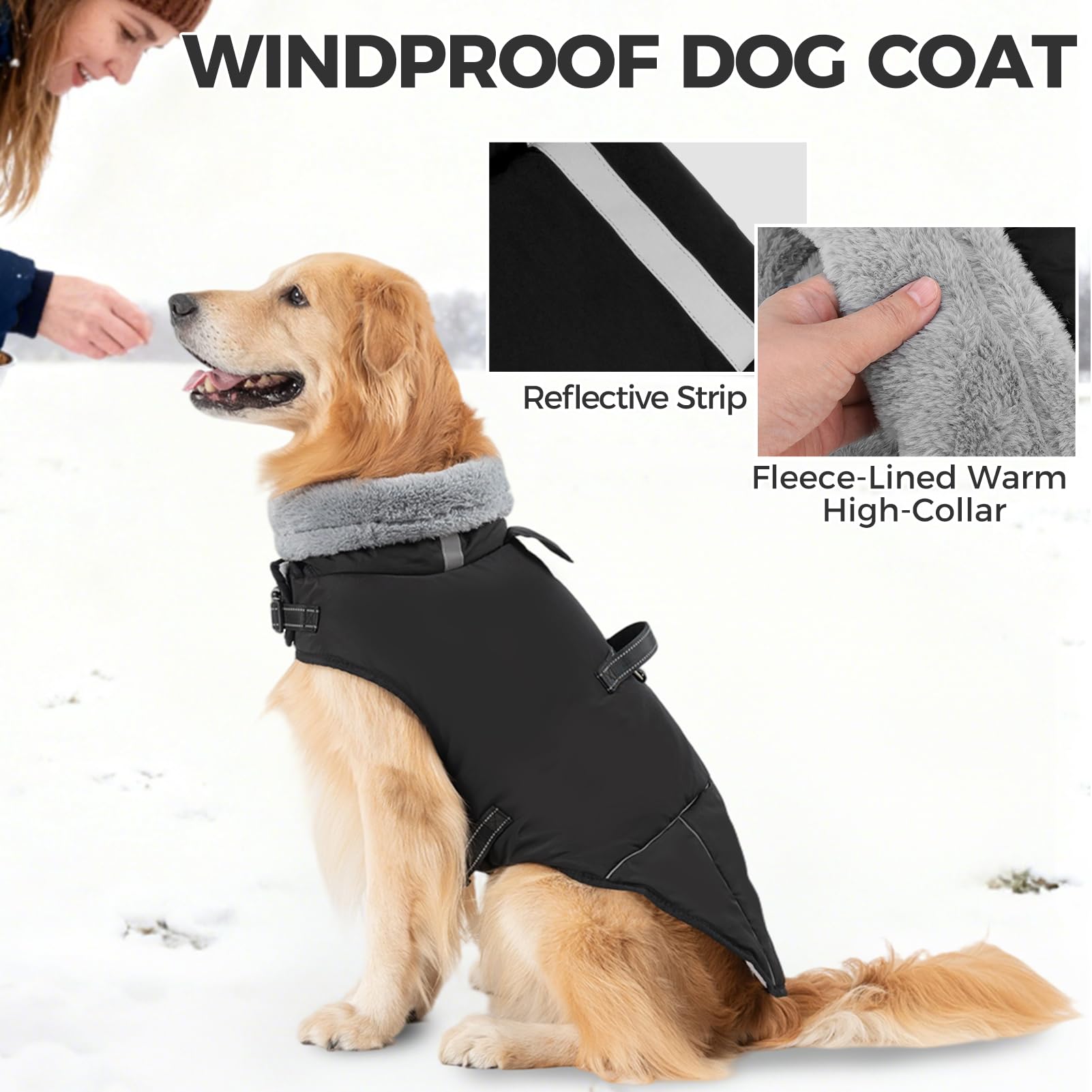 Mihachi soft fleece interior highlights warm comfort against chilly weather