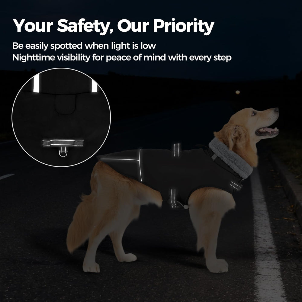 Mihachi waterproof fabric close-up shows durable shell for rain and snow