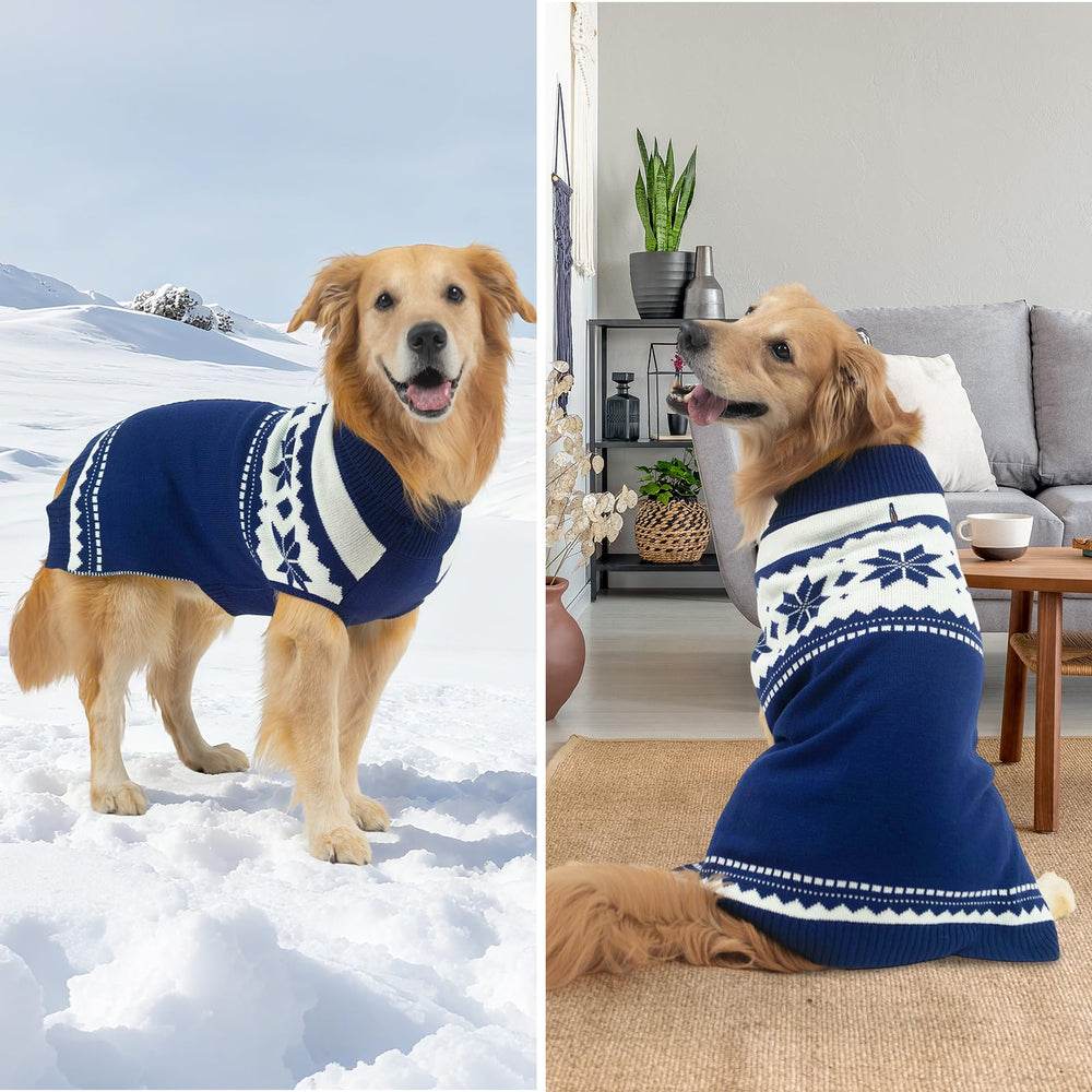 Mihachi easy-wear dog sweater stretchy fabric for quick on-and-off