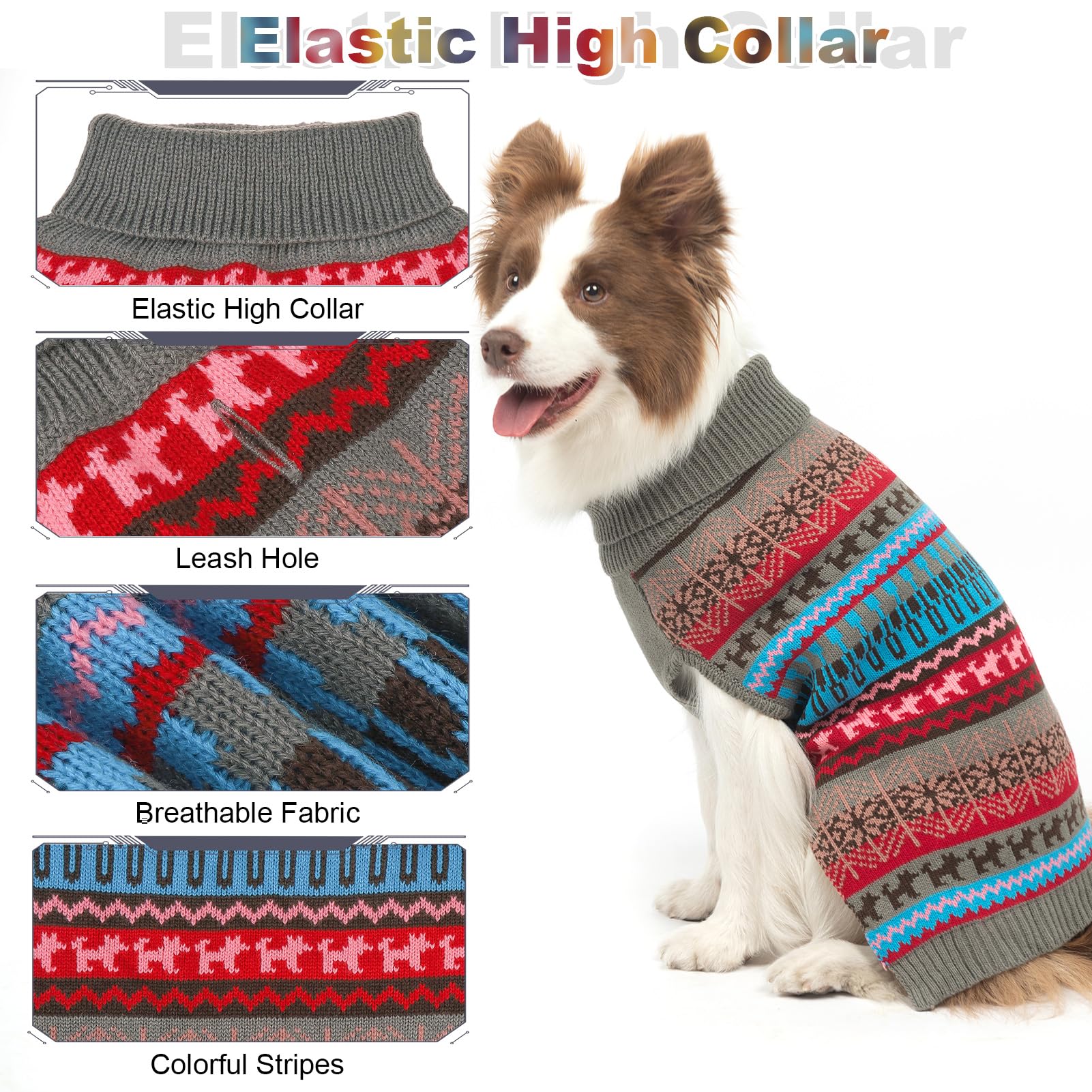 Mihachi knit closeup shows soft acrylic fabric and snug texture for everyday wear.