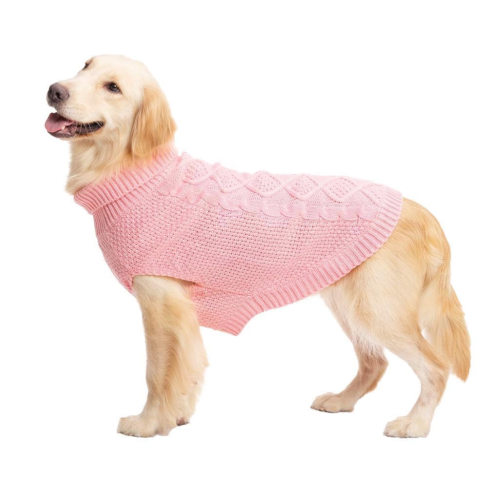 Mihachi dog sweater medium fit provides comfortable coverage for medium-sized dogs.