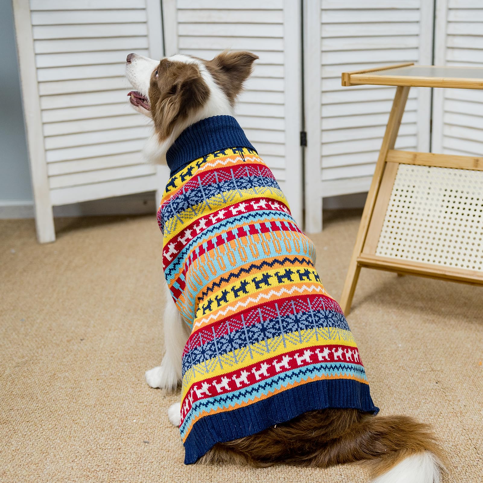 Mihachi dog sweater soft comfy knit supports all-day wear