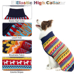 Mihachi dog sweater in cold weather keeps dog warm on walks