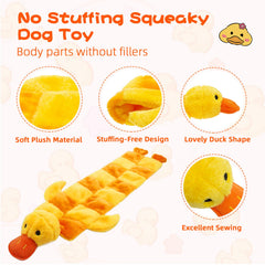 Mihachi no-stuffing body design reduces mess during rough play.