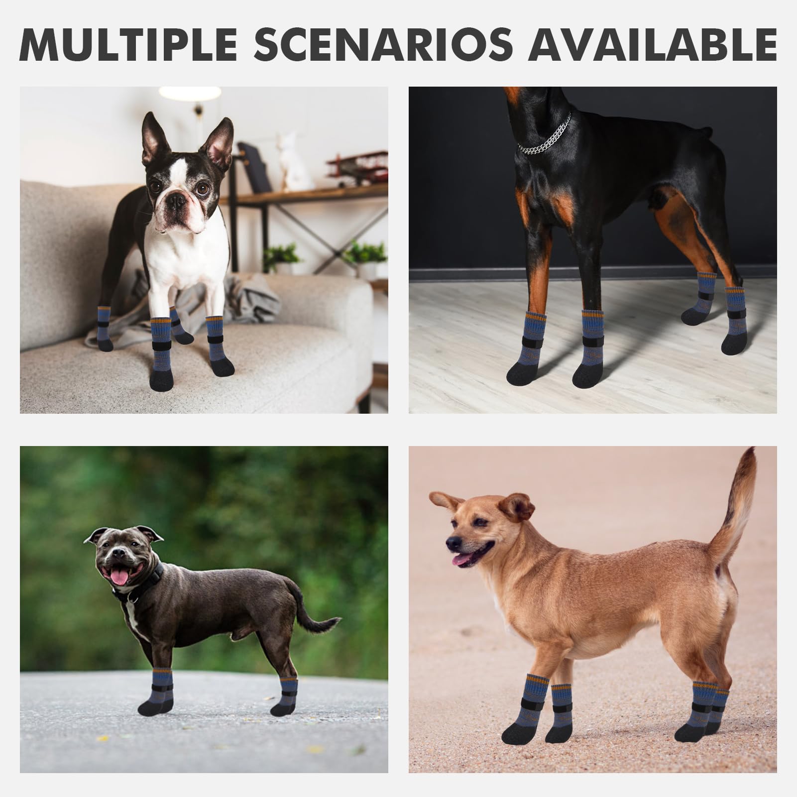 Mihachi paw-protecting socks at home prevent furniture scratches