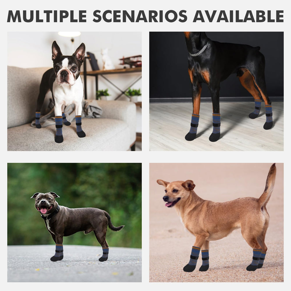 Mihachi paw-protecting socks at home prevent furniture scratches