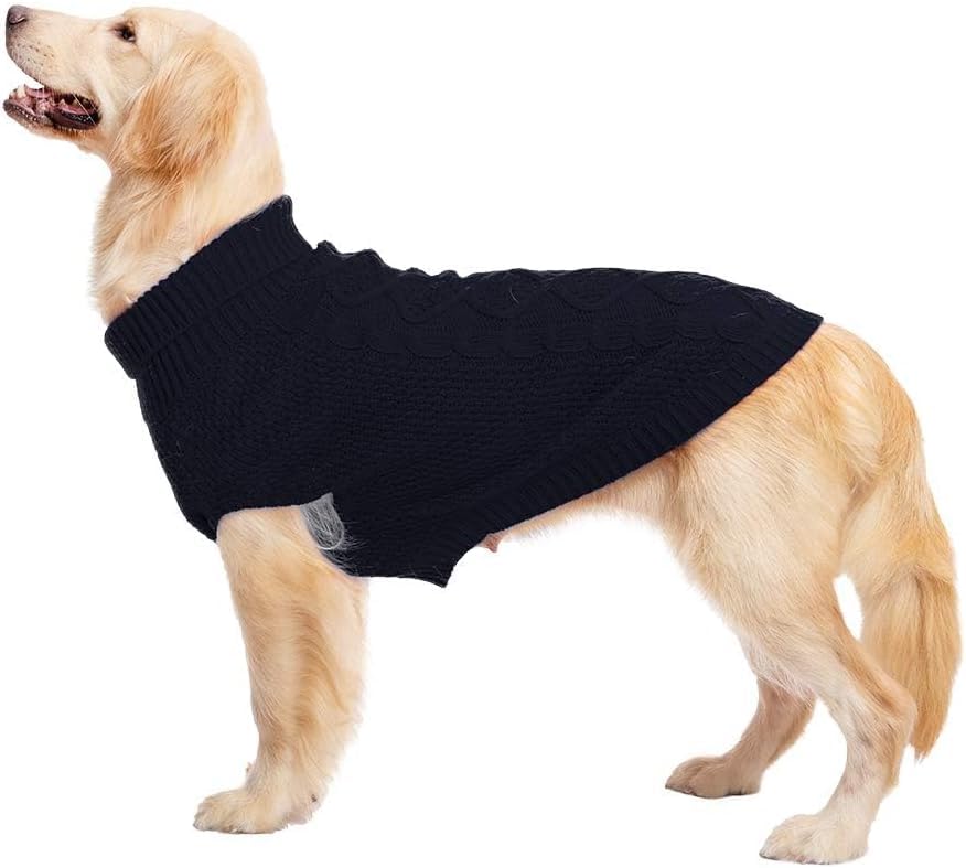 Mihachi turtleneck dog sweater available in 19 color options.