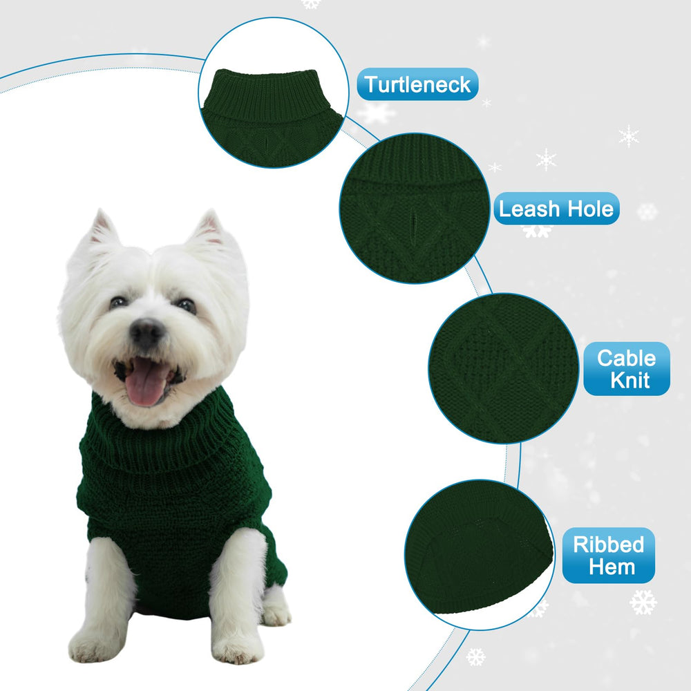 Mihachi sweater features warm acrylic knit for chilly excursions.