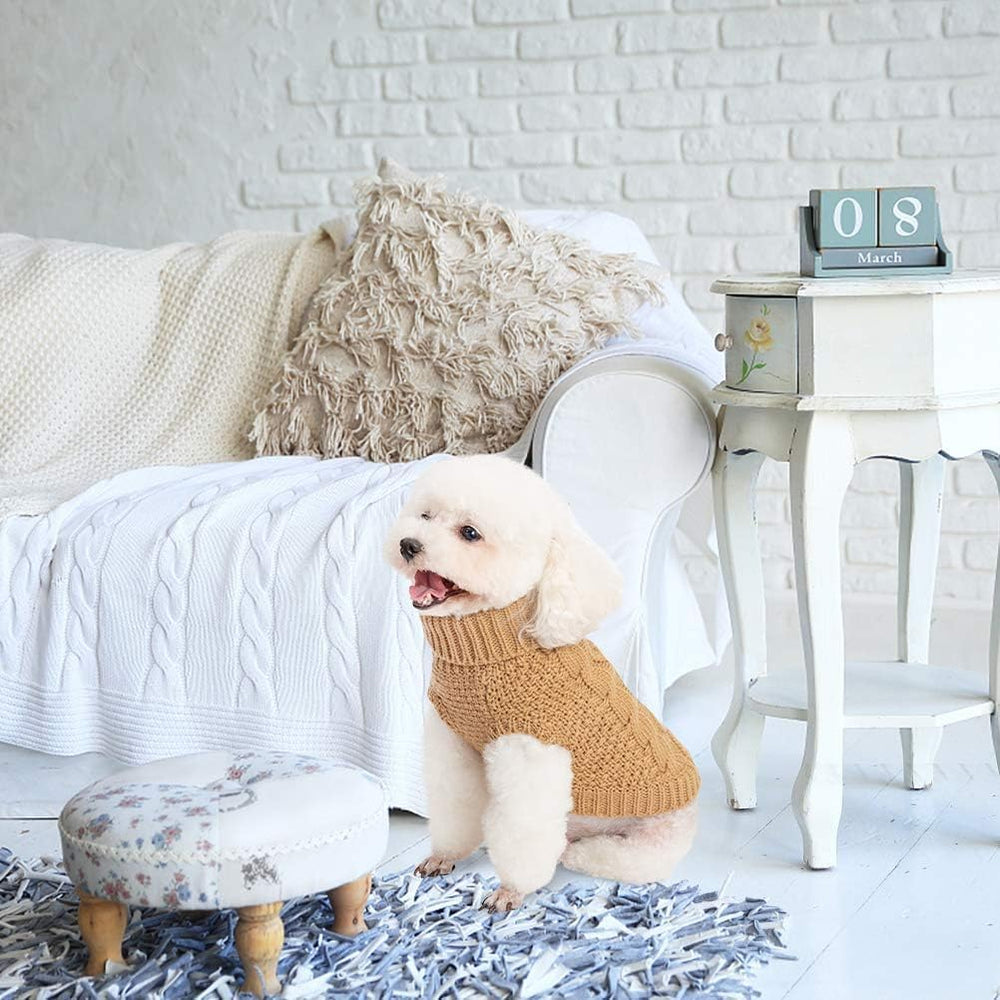 Mihachi Turtleneck Dog Sweater color variants display seven color options.