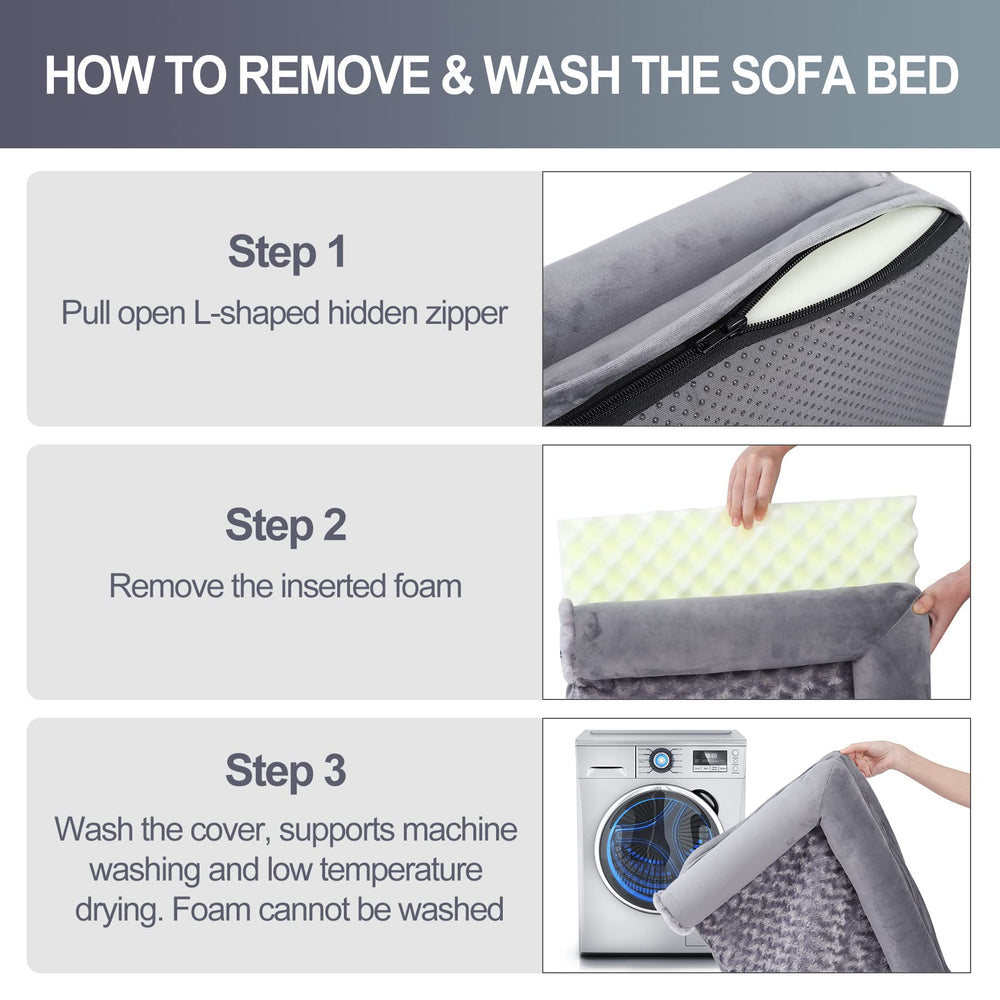 MIHIKK anti-slip bottom dots keep the bed steady on floors