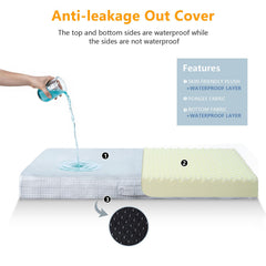 MIHIKK bed features an anti-slip bottom to stay in place during use.